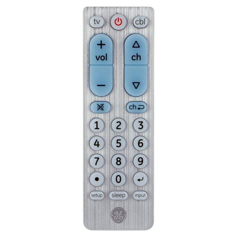 ge universal remote scan codes